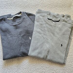Bundle of 2 Ralph Lauren Thermal Long Sleeve Shirt Size L/XL